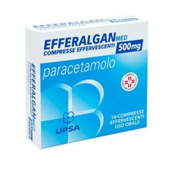 Efferalgan Med 500mg Antipiretico 16 Compresse Effervescenti - Farmaci per dolori muscolari e articolari - 044913010 - Effera...