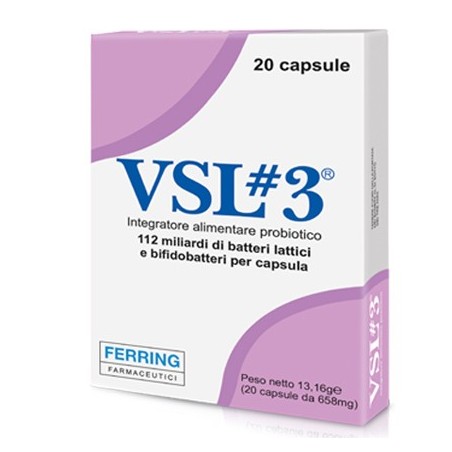 Actial Farmaceutica Vsl 3 20 Capsule - Fermenti lattici - 931477184 - Actial Farmaceutica - € 21,01