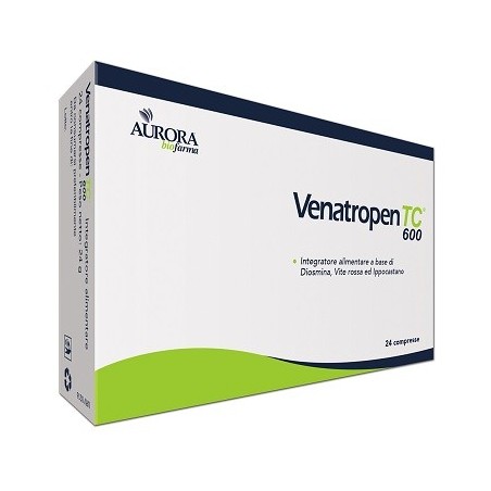 Aurora Biofarma Venatropen Tc 24 Compresse - Circolazione e pressione sanguigna - 970722397 - Aurora Biofarma - € 19,07