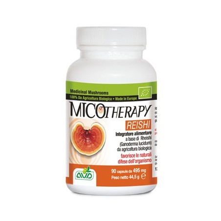 Micotherapy Reishi per Difese Immunitarie 90 Capsule A. V. D. Reform - 1 Micotherapy Reishi per Difese Immunitarie 90 Capsule A. V. D. Reform - 1