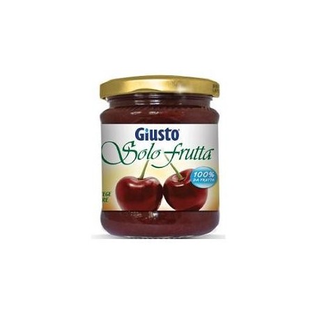 Giuliani Giusto Solo Frutta Marmellata Ciliegie Nere 284 G - Sostitutivi pasto e sazianti - 901194706 - Giusto - € 4,60