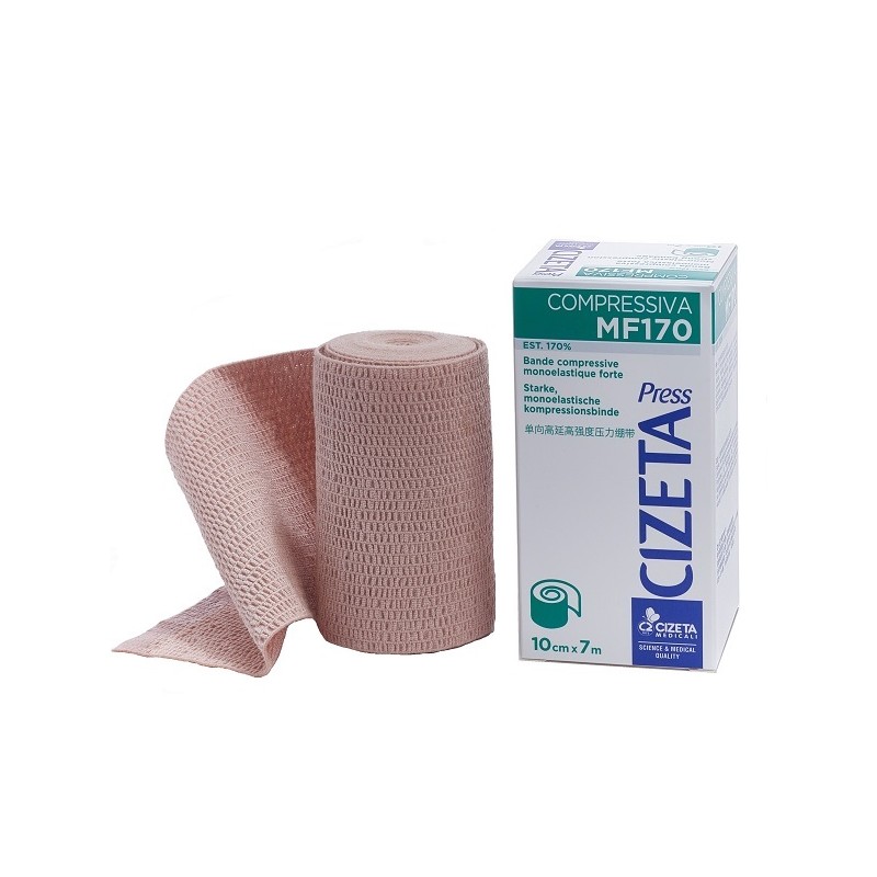Cizeta Press Compressiva Mf170 Benda Monoelastica Forte Est M 7x10 Cm Cizeta Medicali - 1