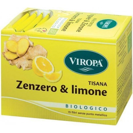 Viropa Zenzero&limone Biologico 15 Filtri Viropa Import - 1 Viropa Zenzero&limone Biologico 15 Filtri Viropa Import - 1