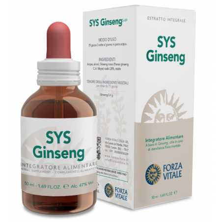 Forza Vitale Italia Sys Ginseng Rosso Gocce 50 Ml Forza Vitale Italia - 1 Forza Vitale Italia Sys Ginseng Rosso Gocce 50 Ml Forza Vitale Italia - 1