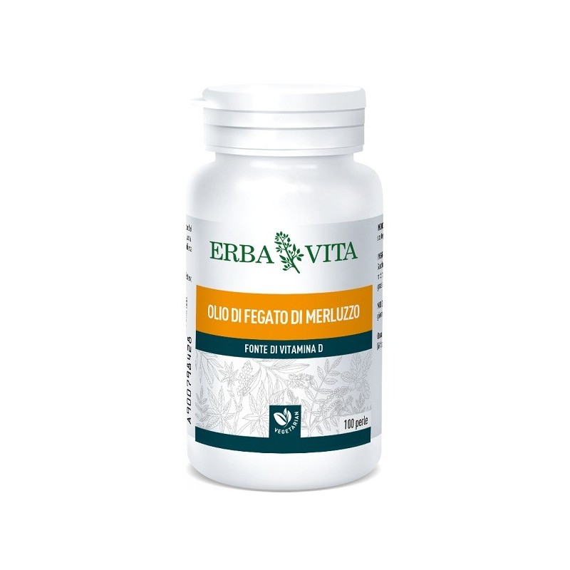 Erba Vita Group Olio Fegato Merluzzo 100 Perle 453 Mg Erba Vita - 1