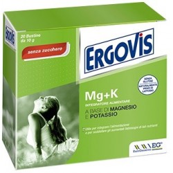 Eg Ergovis Mg+k Senza Zucchero 20 Bustine 5 G - Vitamine e sali minerali - 971305115 - Ergovis - € 7,89
