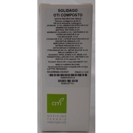SOLIDAGO OTI COMPOSTO 20 FIALE FISIOLOGICHE 2ML Oti - 1 SOLIDAGO OTI COMPOSTO 20 FIALE FISIOLOGICHE 2ML Oti - 1