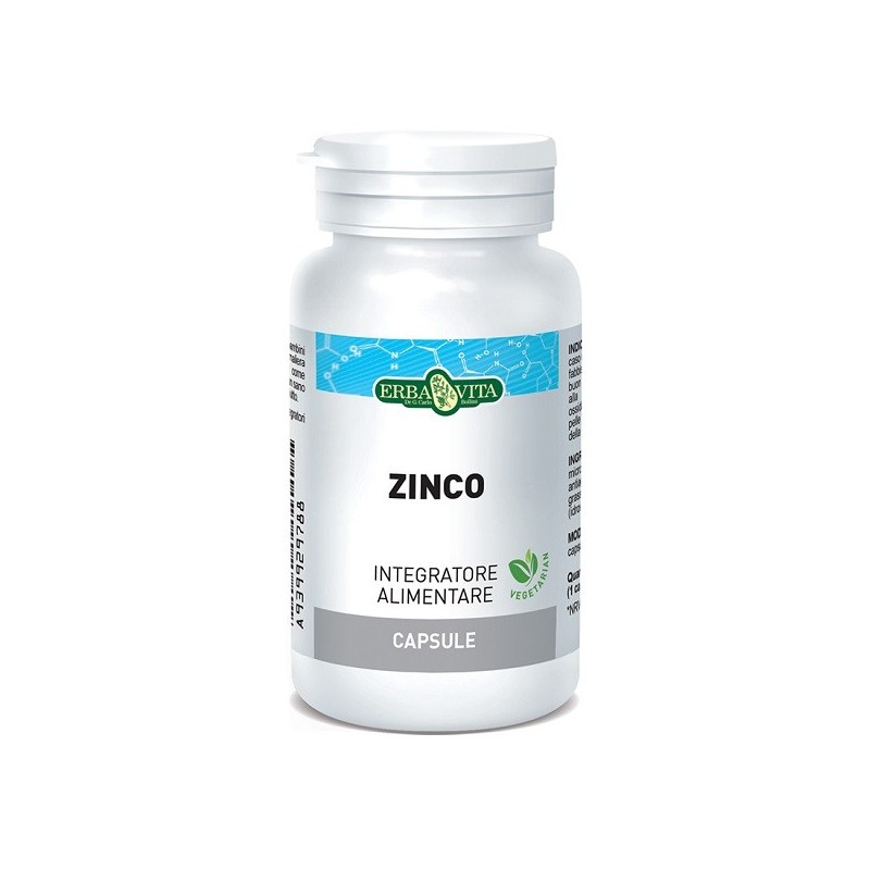 Erba Vita Group Zinco 60 Capsule - Vitamine e sali minerali - 939929788 - Erba Vita - € 7,77