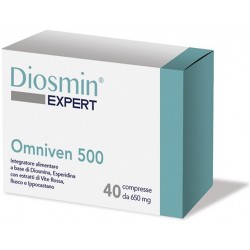 Dulac Farmaceutici 1982 Diosmin Expert Omniven 500 40 Compresse - Circolazione e pressione sanguigna - 971103104 - Dulac Farm...