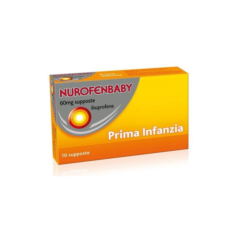 Nurofen Baby 60 Mg Supposte Prima Infanzia 10 Supposte - Farmaci per dolori muscolari e articolari - 041536020 - Nurofen - € ...