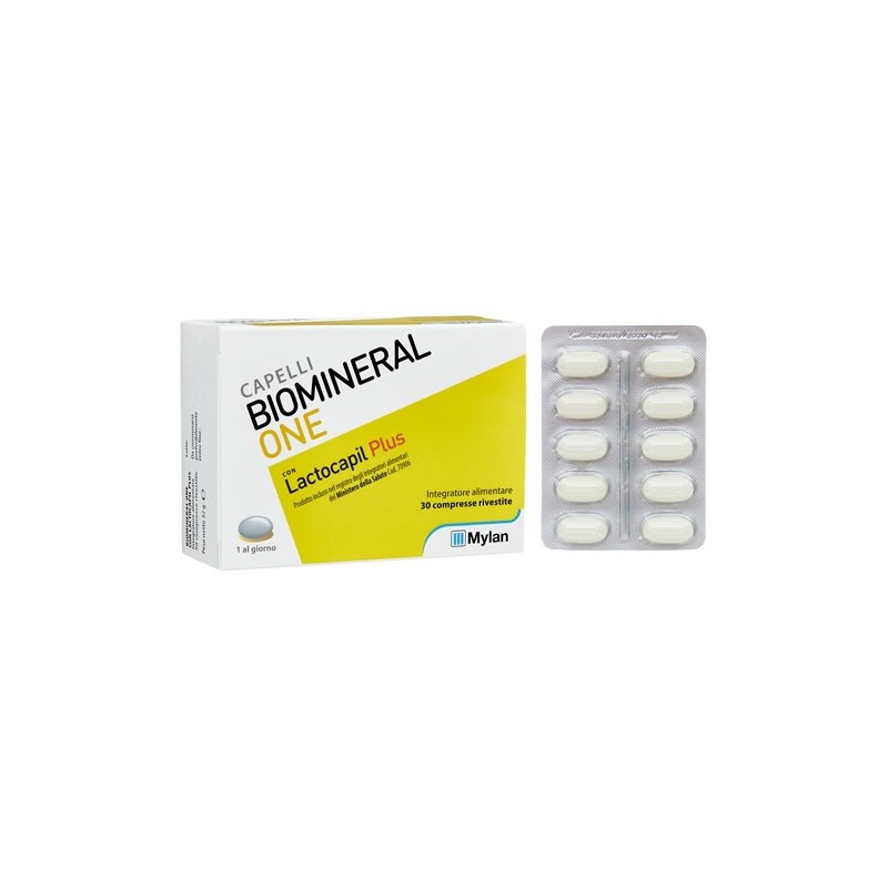 Biomineral One Lactocapil Plus Metabolismo e Capelli 30 Compresse - Integratori per pelle, capelli e unghie - 934408624 - Bio...