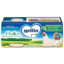 Mellin Omogeneizzato Pollo 2x120 G - Omogeneizzati e liofilizzati - 927166429 - Mellin - € 4,13