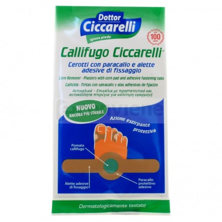 Ciccarelli Cerotto Callifugo Con Paracallo E Alette Di Fissaggio Per Calli Molli Interdigitali Igienepiede 6 Pezzi - Prodotti...