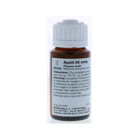 APATIT COMPLEX D6 TRITURAZIONE 45 G Weleda - 1 APATIT COMPLEX D6 TRITURAZIONE 45 G Weleda - 1