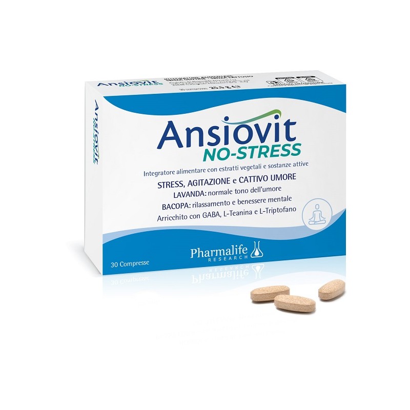 Ansiovit No Stress 30 Compresse Pharmalife Research - 1