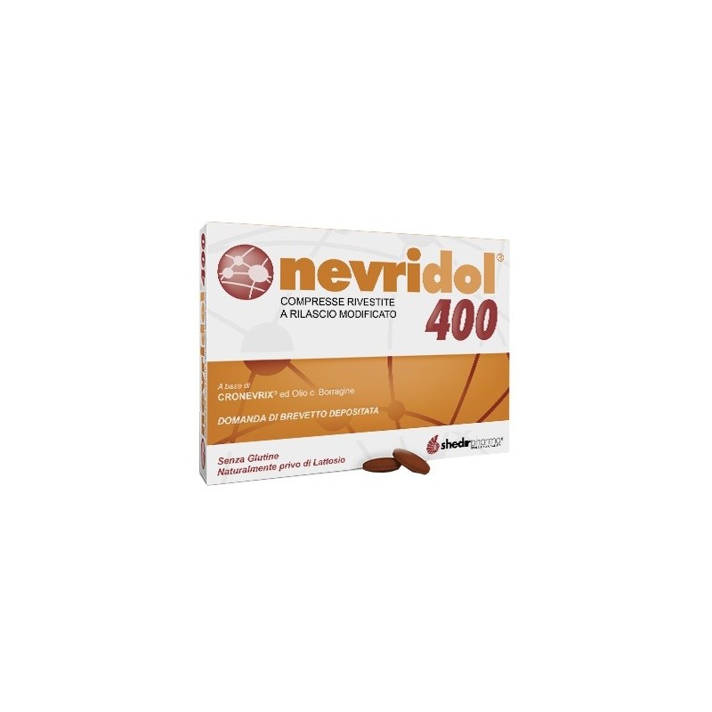 Nevridol 400 Integratore Antiossidante 40 Compresse Rilascio Modificato - Integratori per sistema nervoso - 942311958 - Nevri...