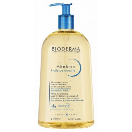 Bioderma Atoderm Huile De Douche 1 Litro - Bagnoschiuma e detergenti per il corpo - 971268949 - Bioderma - € 23,56