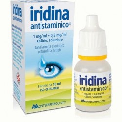 Iridina Antistaminico 1 Mg/ml + 0,8 Mg/ml Collirio, Flacone 10 ML - Gocce oculari - 034281016 - Iridina