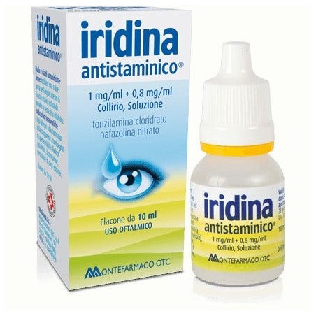 Iridina Antistaminico 1 Mg/ml + 0,8 Mg/ml Collirio, Flacone 10 ML - Gocce oculari - 034281016 - Iridina - € 8,90