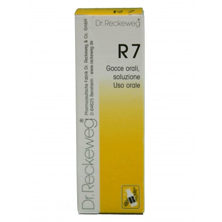 RECKEWEG R7 GOCCE 22 ML Dr. Reckeweg & Co. Gmbh - 1 RECKEWEG R7 GOCCE 22 ML Dr. Reckeweg & Co. Gmbh - 1