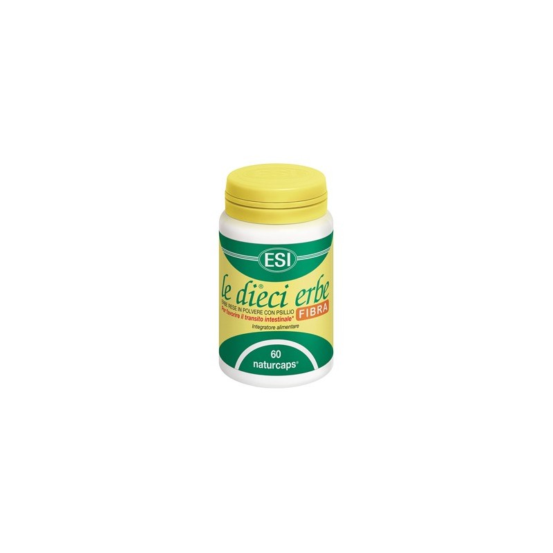 Esi Le Dieci Erbe Fibra 60 Naturcaps - Integratori per regolarità intestinale e stitichezza - 974851899 - Esi - € 8,88