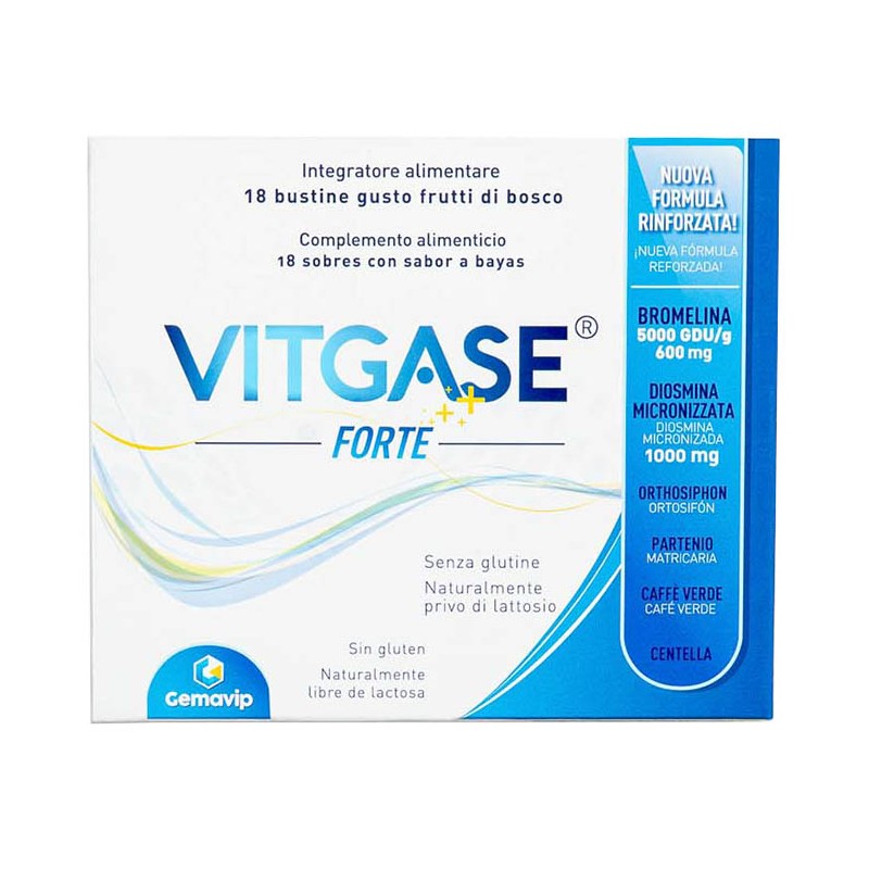 Vitgase Forte 18 Bustine Da 4 G Gemavip Di Ottavio Podda - 1