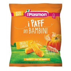 Plasmon Dry Snack Paff Zucca Carote 15 G - Biscotti e merende per bambini - 979404492 - Plasmon