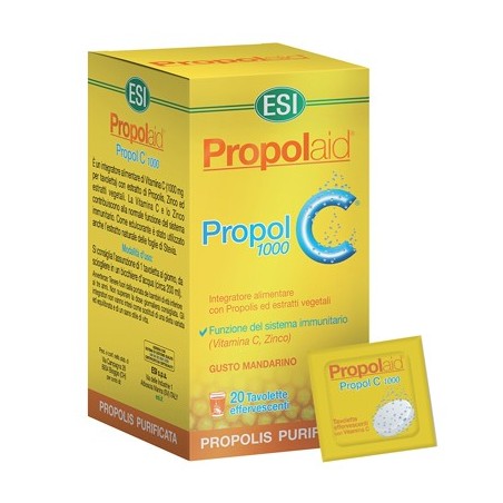 Propolaid Propol C 1000 Mg - 20 Tavolette Effervescenti Propolaid - 1 Propolaid Propol C 1000 Mg - 20 Tavolette Effervescenti Propolaid - 1