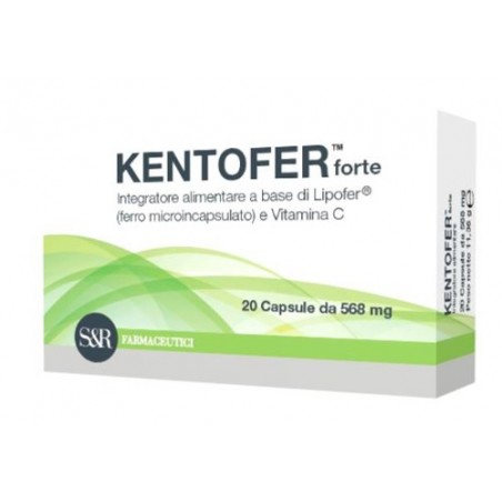 Kentofer Forte Immunità con Ferro e Vitamina C 20 Capsule S&r Farmaceutici - 1 Kentofer Forte Immunità con Ferro e Vitamina C 20 Capsule S&r Farmaceutici - 1