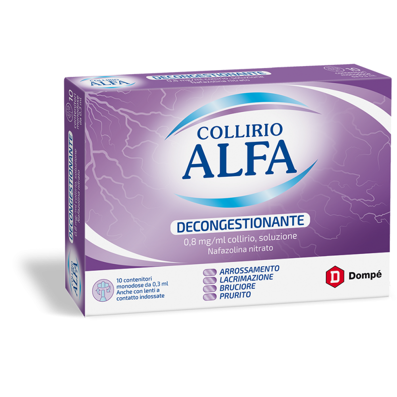 Alfa Collirio Decongestionante 10 Flaconcini - Colliri - 003235076 - Alfa - € 5,63
