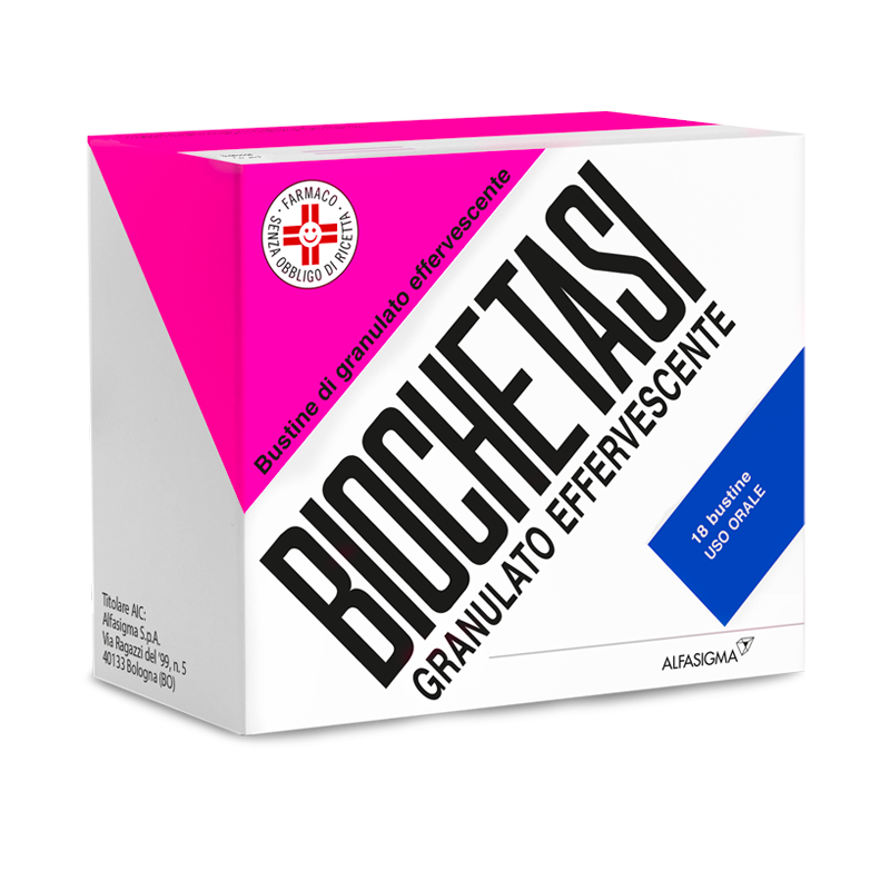 Biochetasi Riduce Acidità e Migliora la Digestione 18 Bustine Effervescenti - Farmaci per nausea, mal di mare e mal d'auto - ...