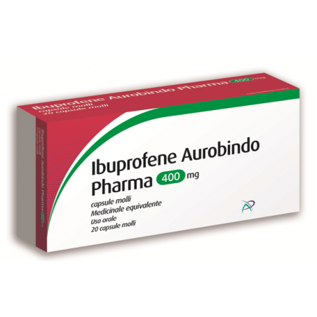 Aurobindo Pharma Italia Ibuprofene Aur 20 Capsule Mol 400mg Aurobindo Pharma Italia - 1 Aurobindo Pharma Italia Ibuprofene Aur 20 Capsule Mol 400mg Aurobindo Pharma Italia - 1