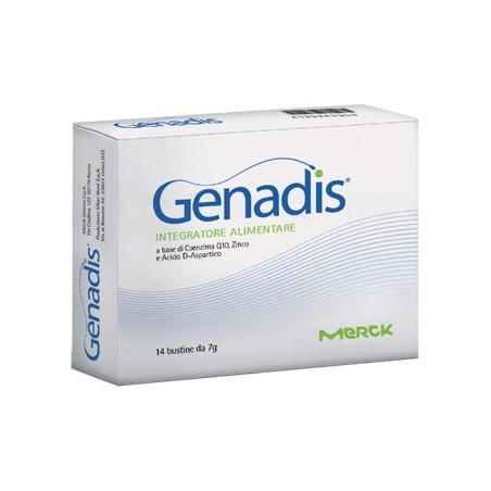 Merck Serono Genadis 14 Bustine - Integratori per apparato uro-genitale e ginecologico - 931385165 - Merck Serono - € 47,20