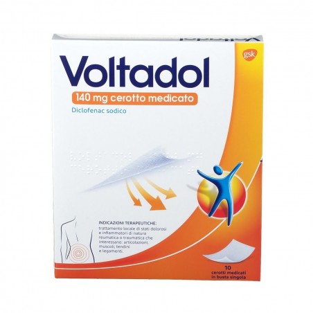 Voltadol Cerotto Medicato 140 Mg Diclofenac Sodico 10 Cerotti - Farmaci per dolori muscolari e articolari - 035520028 - Volta...
