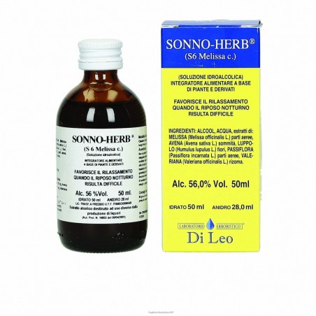 Laboratorio Erboristico Di Leo Sonno-herb Composto S 6 Melissa 50 Ml Laboratorio Erboristico Di Leo - 1 Laboratorio Erboristico Di Leo Sonno-herb Composto S 6 Melissa 50 Ml Laboratorio Erboristico Di Leo - 1
