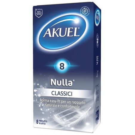 Pikdare Profilattico Akuel Nulla Classico 8 Pezzi Pikdare - 1 Pikdare Profilattico Akuel Nulla Classico 8 Pezzi Pikdare - 1