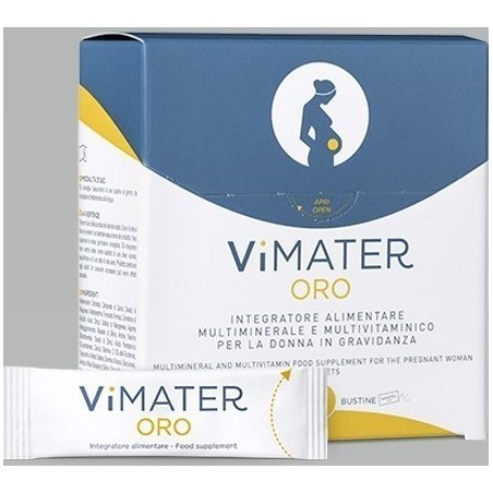 Mdf Italia Vimater Oro 30 Bustine Stick Da 2,5 G Mdf Italia - 1 Mdf Italia Vimater Oro 30 Bustine Stick Da 2,5 G Mdf Italia - 1