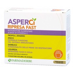 Farmaderbe Asper Ci Ripresa Fast 10 Bustine 5 G Farmaderbe - 1