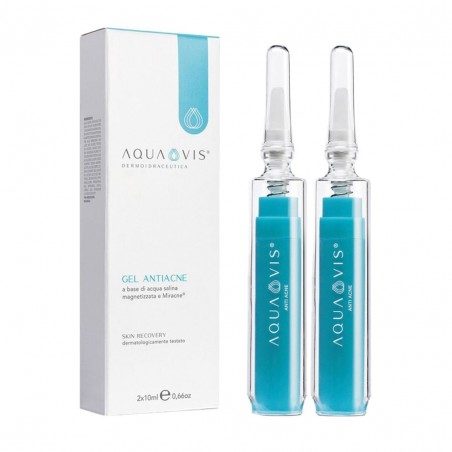 Aquavis Gel Antiacne 2 Flaconcini Da 10 Ml Aquavis - 1 Aquavis Gel Antiacne 2 Flaconcini Da 10 Ml Aquavis - 1