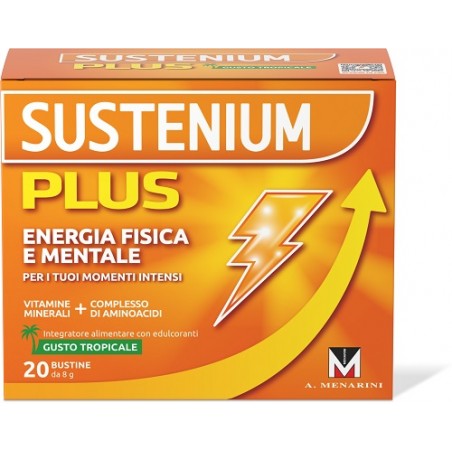 Menarini Sustenium Plus Tropicale 20 Bustine Menarini - 1 Menarini Sustenium Plus Tropicale 20 Bustine Menarini - 1