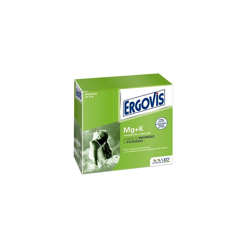 EG Ergovis Mg+K Magnesio e Potassio 20 Bustine Ergovis - 1