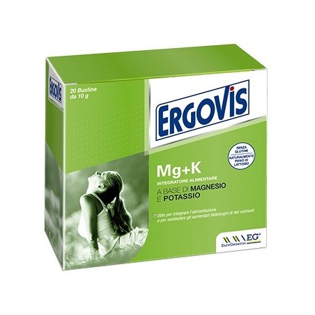 EG Ergovis Mg+K Magnesio e Potassio 20 Bustine - Vitamine e sali minerali - 930115504 - Ergovis - € 8,16