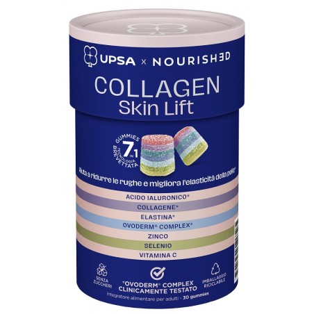 Upsa X Nourished Collagen Skin Lift 30 Gummies Upsa Italy - 1 Upsa X Nourished Collagen Skin Lift 30 Gummies Upsa Italy - 1