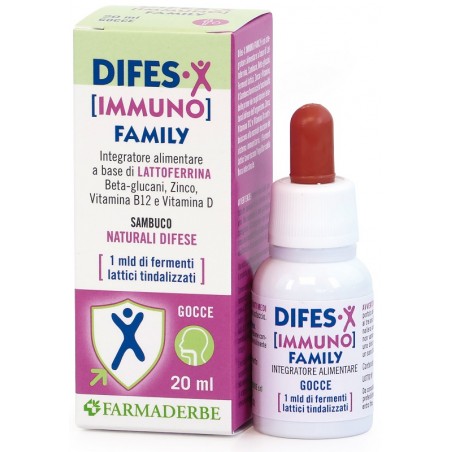 Difes-x Immuno Family Gocce 20 Ml Farmaderbe - 1 Difes-x Immuno Family Gocce 20 Ml Farmaderbe - 1