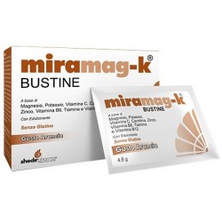 Miramag-K Integratore Per Metabolismo Energetico 20 Bustine - Integratori di sali minerali e multivitaminici - 903969259 - Mi...