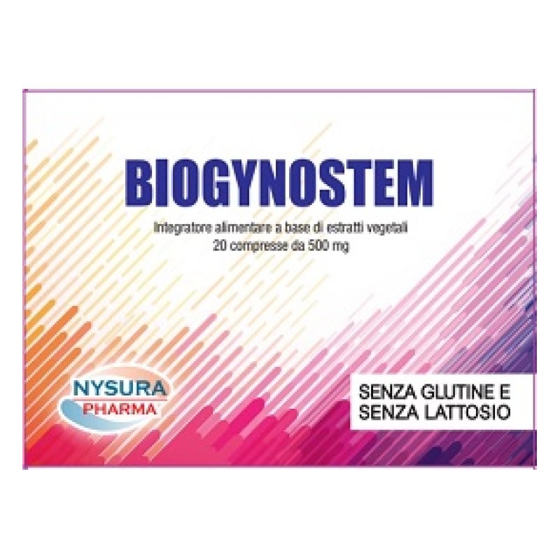 Biogynostem Integratore Antiossidante Adattogeno Energetico Cellulare 20 compresse Nisura Farmaceutici - 1