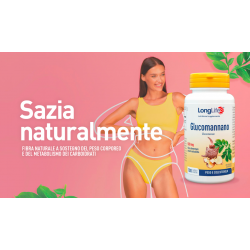 Longlife Glucomannano Perdita Peso e Regolarità Intestinale 100 capsule Longlife - 4