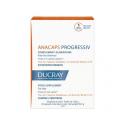 Ducray Anacaps Progressiv Integratore Anticaduta Cronica 30 Capsule - Integratori per pelle, capelli e unghie - 972602611 - D...