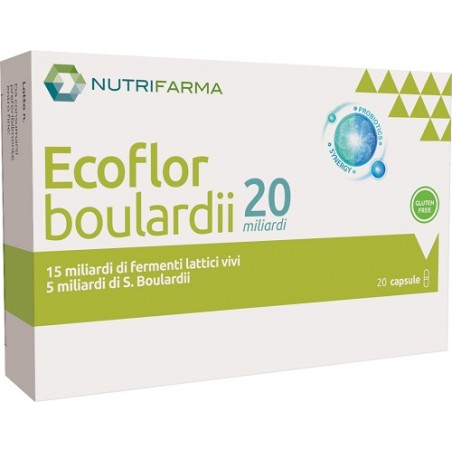 Ecoflor Boulardii 20 Miliardi 20 Capsule Aqua Viva - 1 Ecoflor Boulardii 20 Miliardi 20 Capsule Aqua Viva - 1
