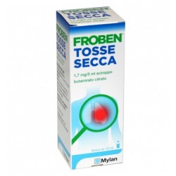 Froben Sciroppo Tosse Secca 1,7 Mg/5 Ml Butamirato Citrato 125 Ml - Farmaci per tosse secca e grassa - 035117023 - Froben